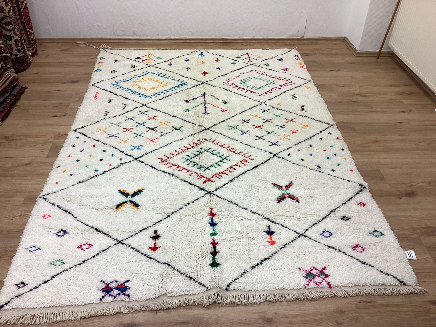 Handgeknüpfter Orientteppich Designer Berber 300x200cm Marokko