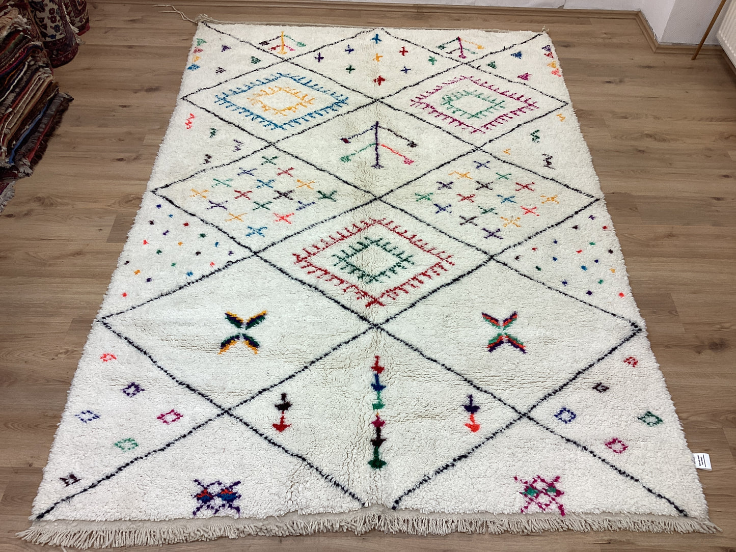 Handgeknüpfter Orientteppich Designer Berber 300x200cm Marokko