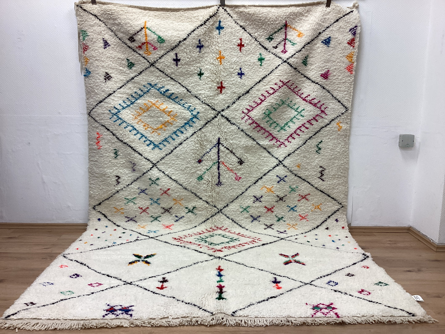Handgeknüpfter Orientteppich Designer Berber 300x200cm Marokko