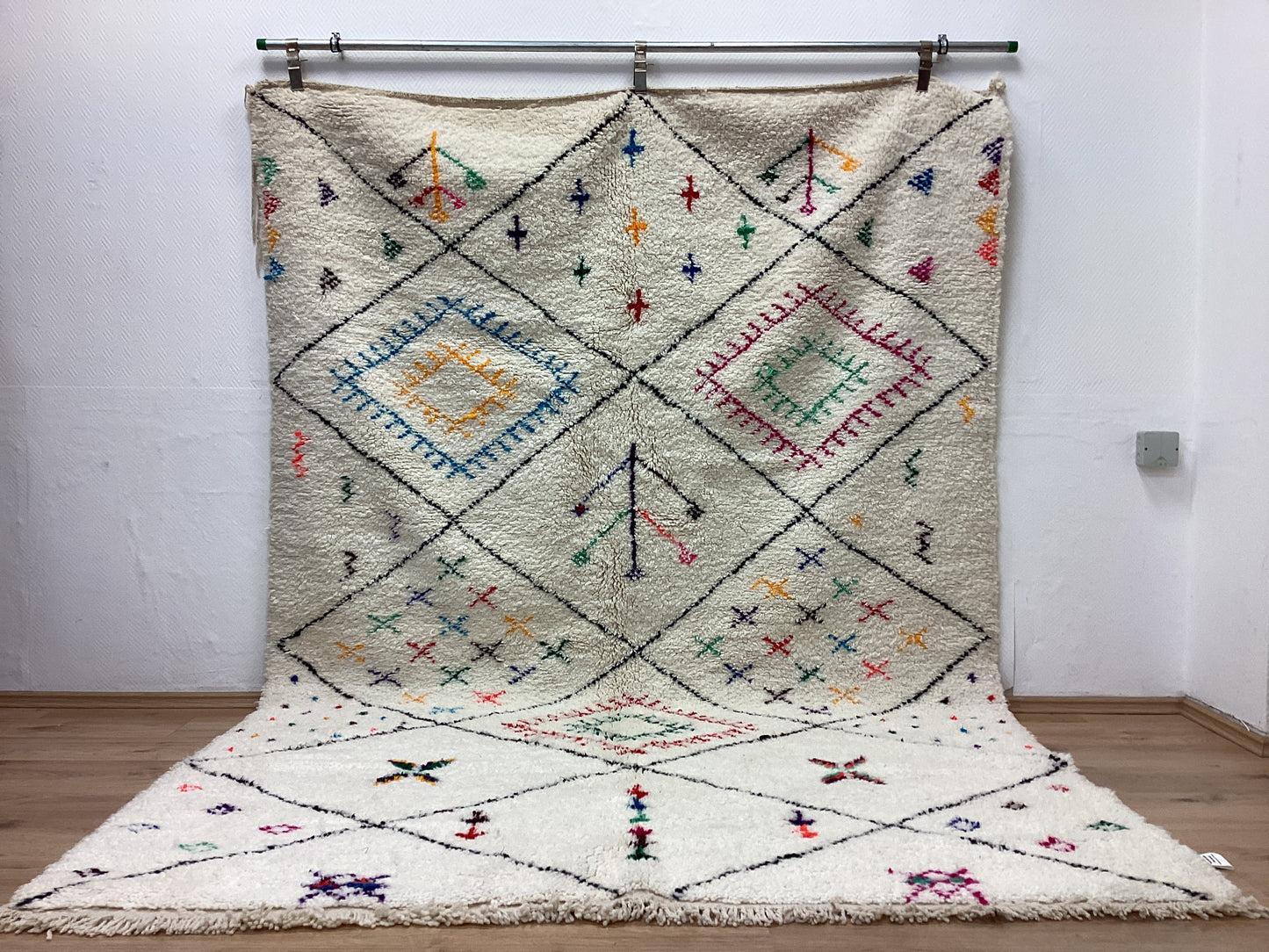 Handgeknüpfter Orientteppich Designer Berber 300x200cm Marokko