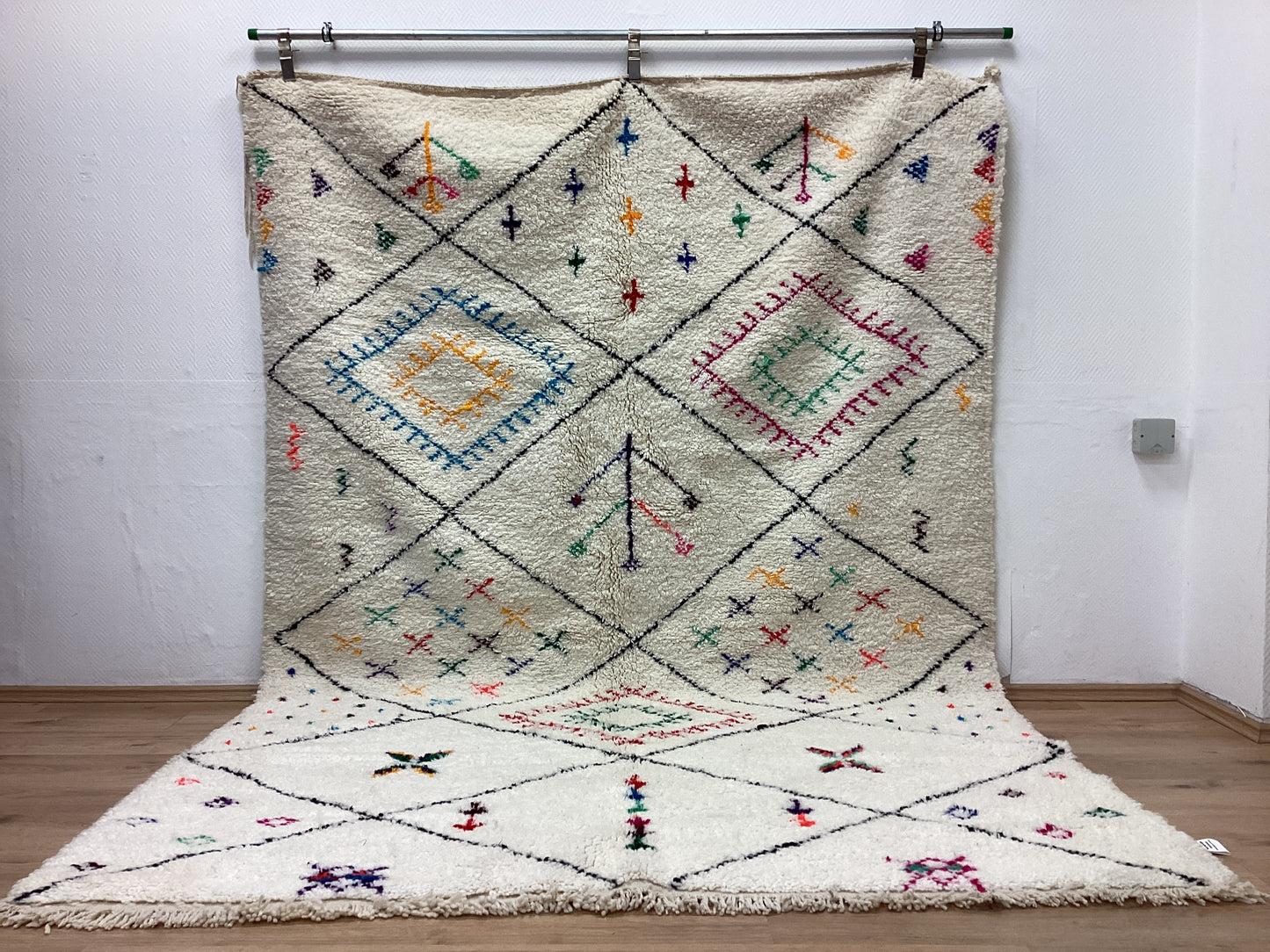 Handgeknüpfter Orientteppich Designer Berber 300x200cm Marokko