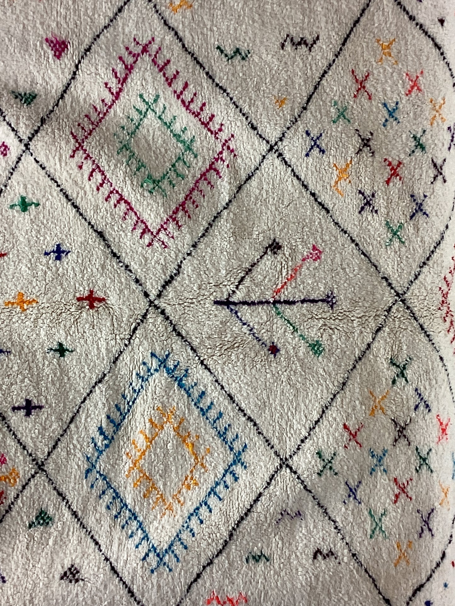 Handgeknüpfter Orientteppich Designer Berber 300x200cm Marokko