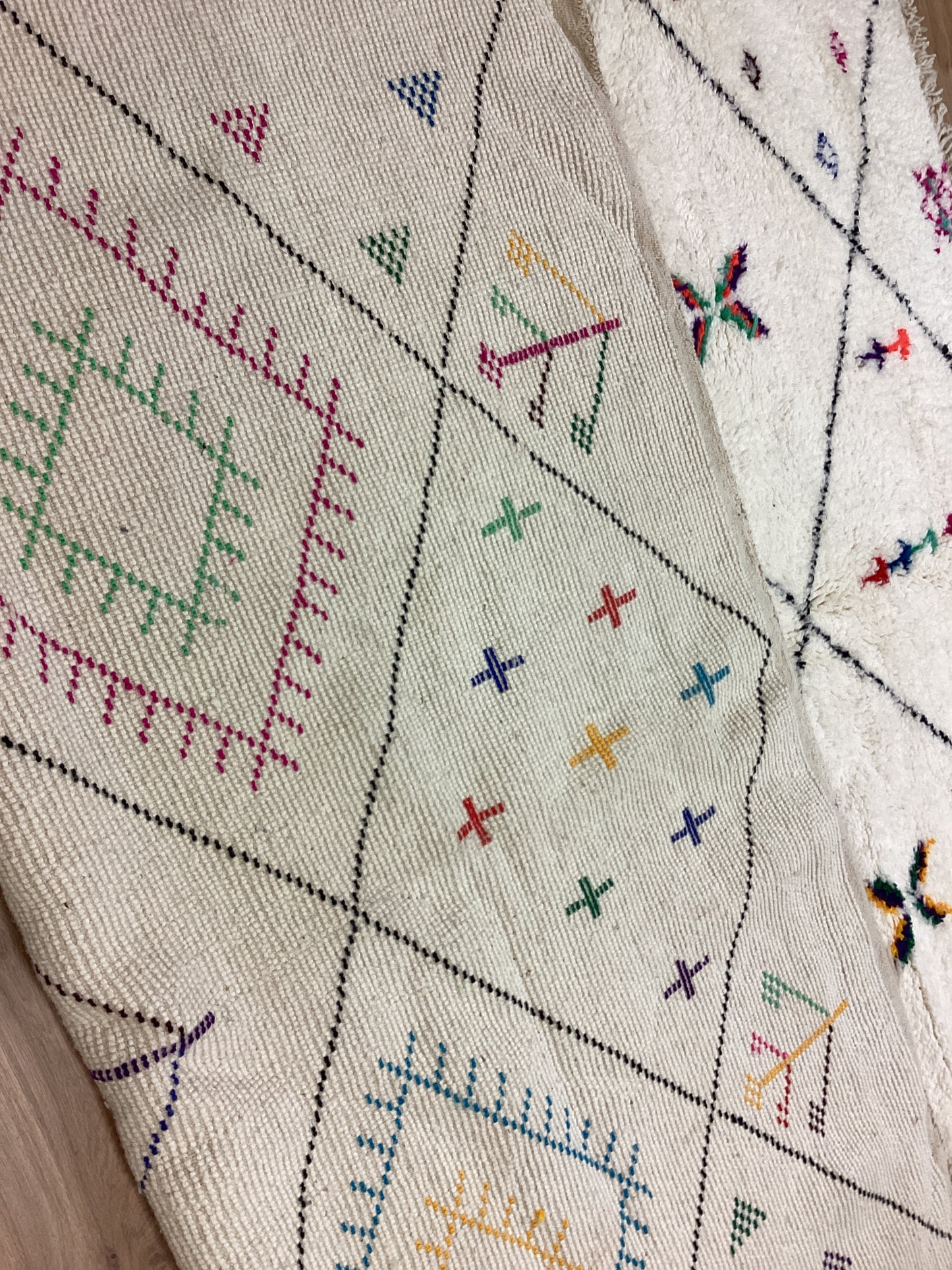 Handgeknüpfter Orientteppich Designer Berber 300x200cm Marokko