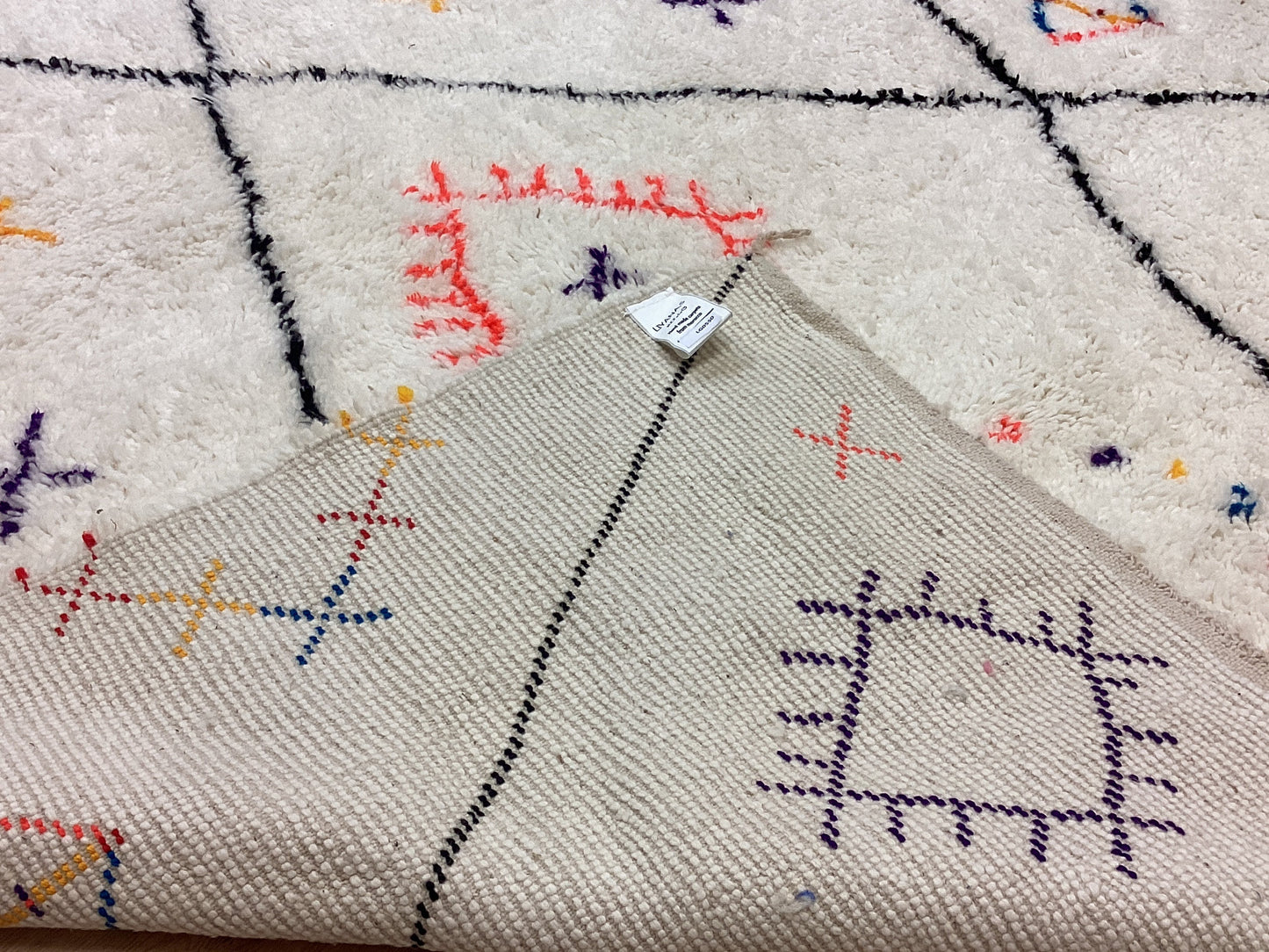 Handgeknüpfter Orientteppich Designer Berber 300x200cm