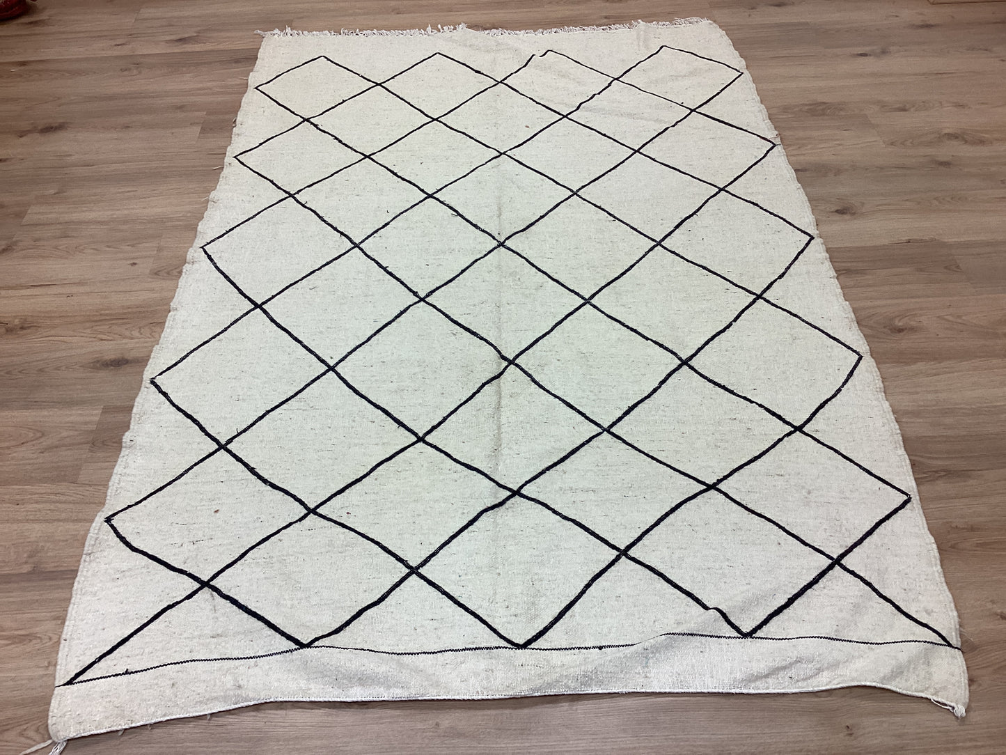 Handgeknüpfter Orientteppich Designer Alter Berber 225x150cm Marokko