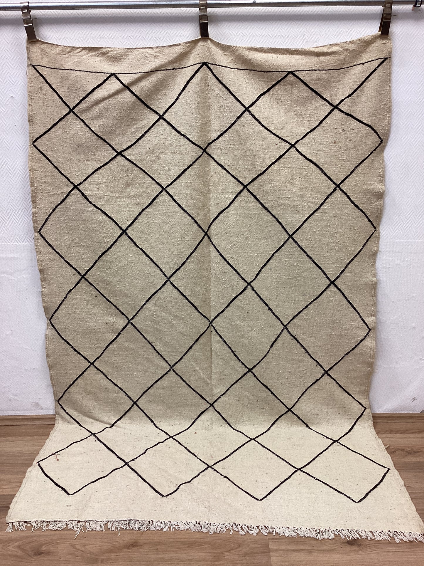 Handgeknüpfter Orientteppich Designer Alter Berber 225x150cm Marokko