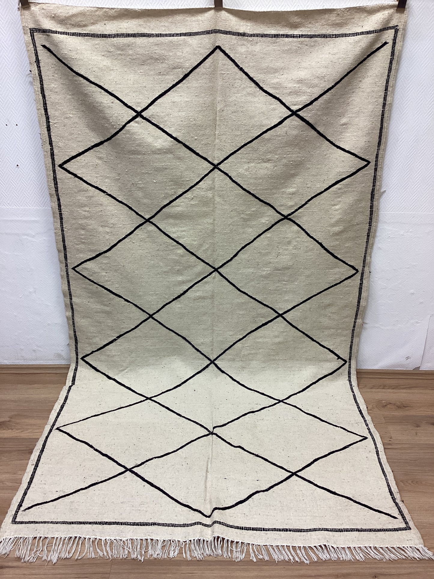 Handgeknüpfter Orientteppich Designer Berber 255x145cm Marokko