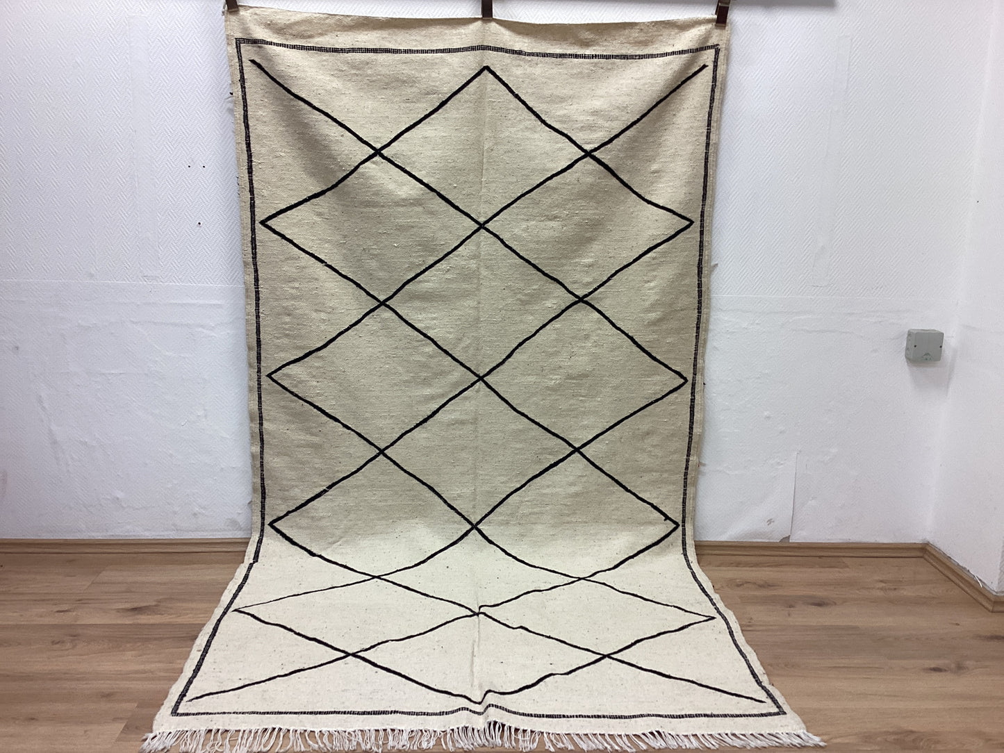Handgeknüpfter Orientteppich Designer Berber 255x145cm Marokko