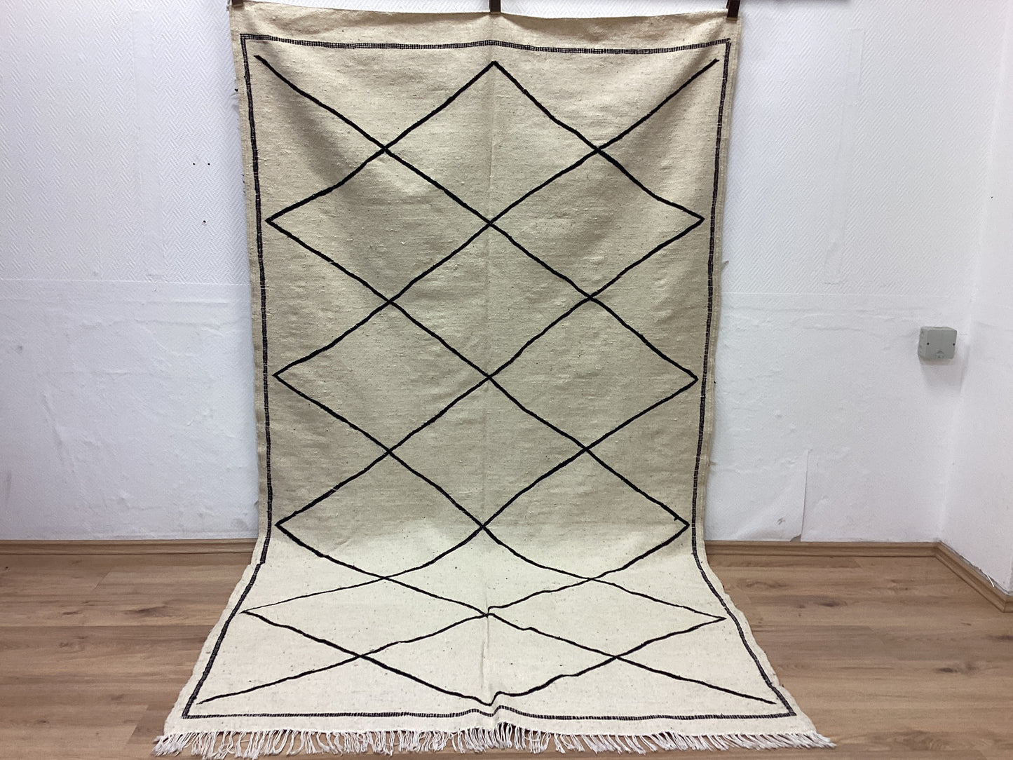 Handgeknüpfter Orientteppich Designer Berber 255x145cm Marokko