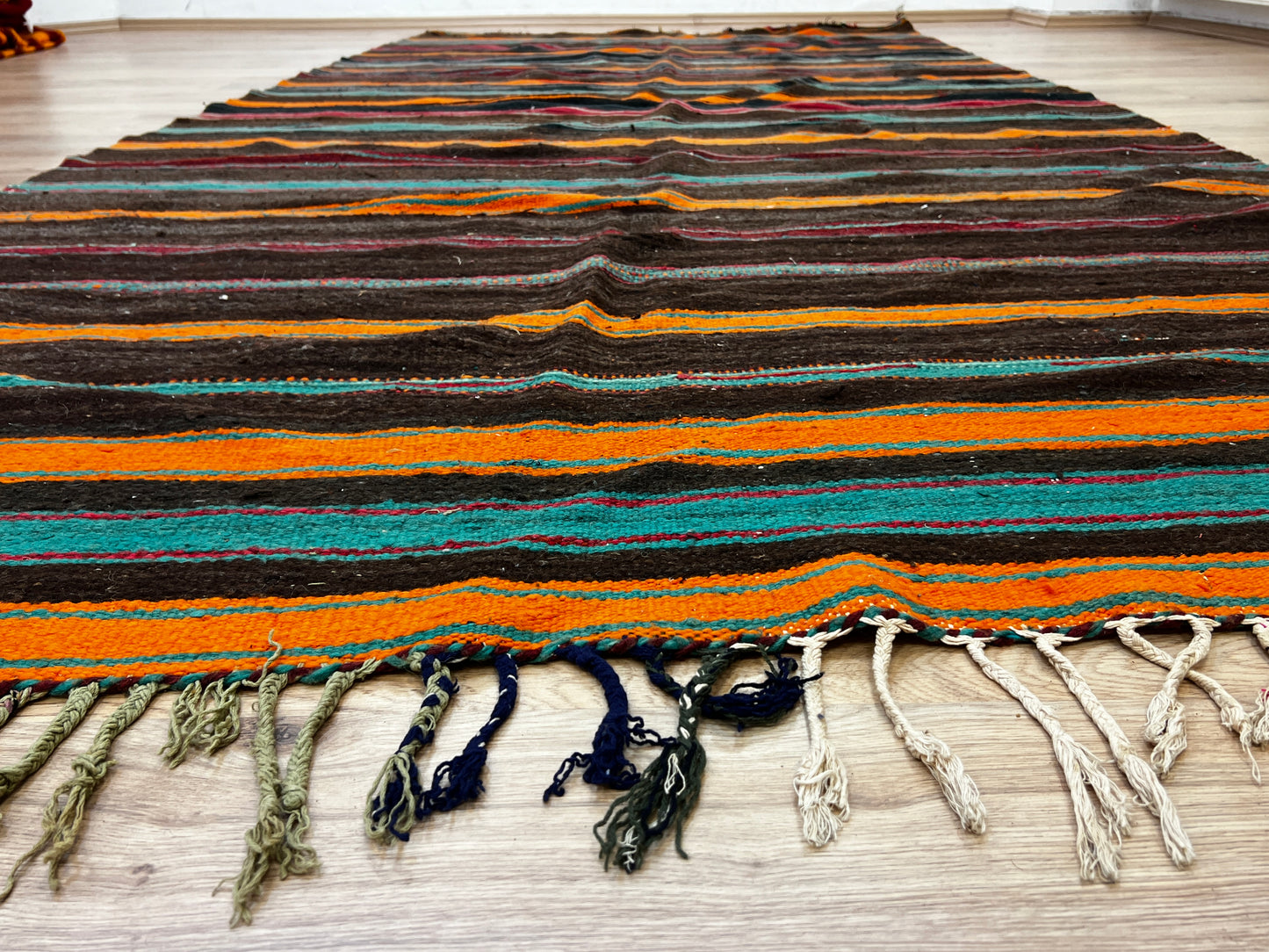 Berber Kelim Liyana's -Teppich - 370x182 cm - Neu