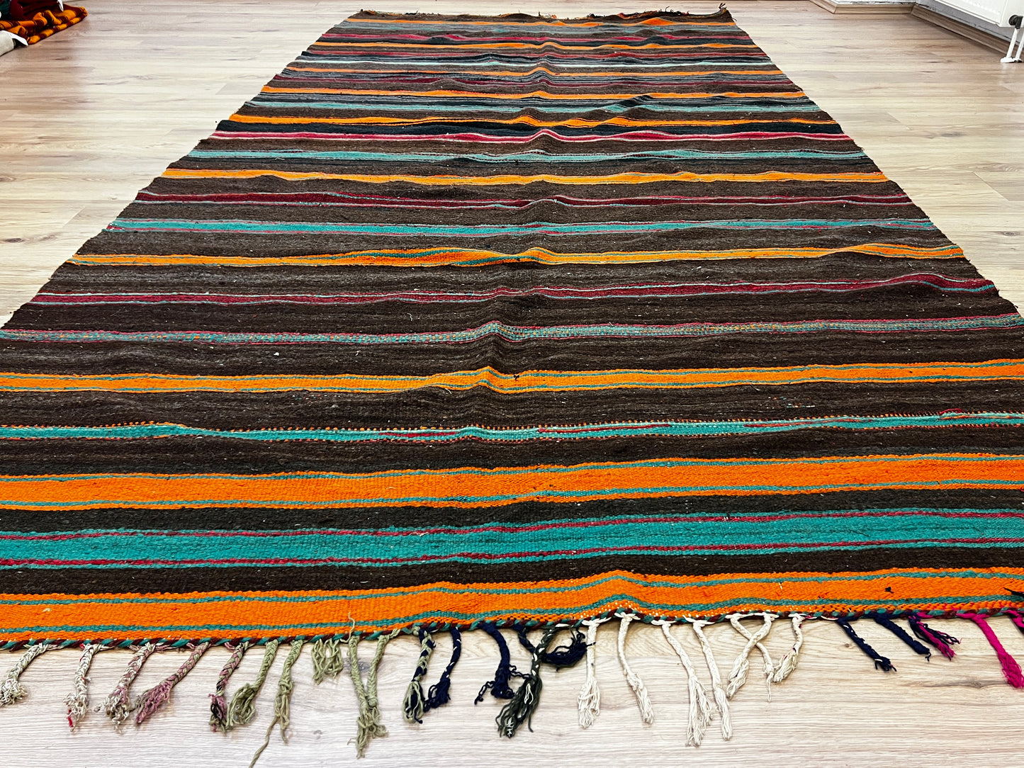 Berber Kelim Liyana's -Teppich - 370x182 cm - Neu