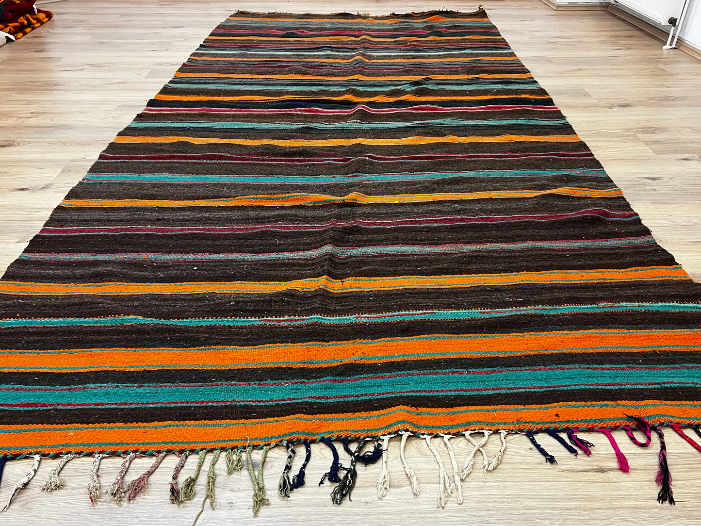 Berber Kelim Liyana's -Teppich - 370x182 cm - Neu