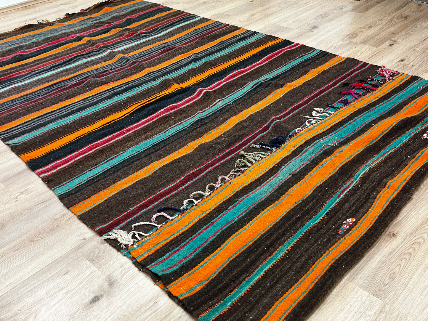 Berber Kelim Liyana's -Teppich - 370x182 cm - Neu