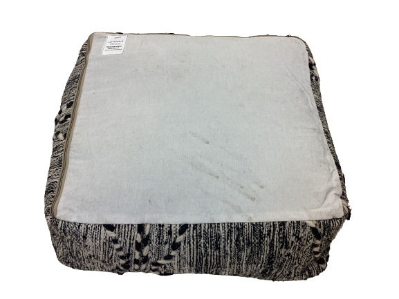 Handgefertigt Berber Sitzkissen Pouf Marke Beni Ourain 25x60x65cm