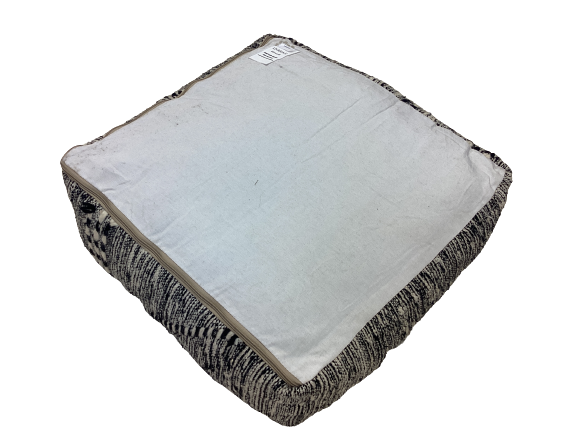 Handgefertigt Berber Sitzkissen Pouf Marke Beni Ourain 25x60x65cm