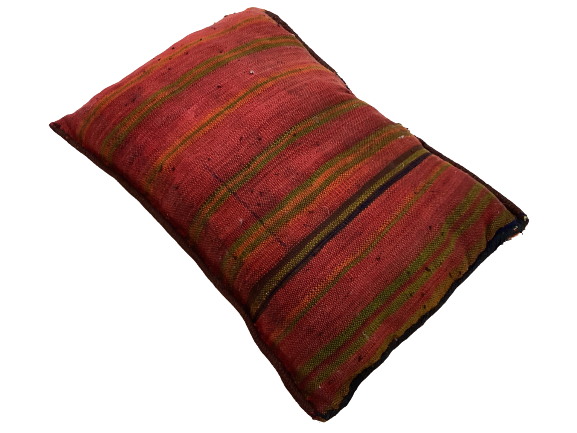 Handgefertigt Berber Dekokissen Pouf Marke Beni Ourain 60x40x10cm
