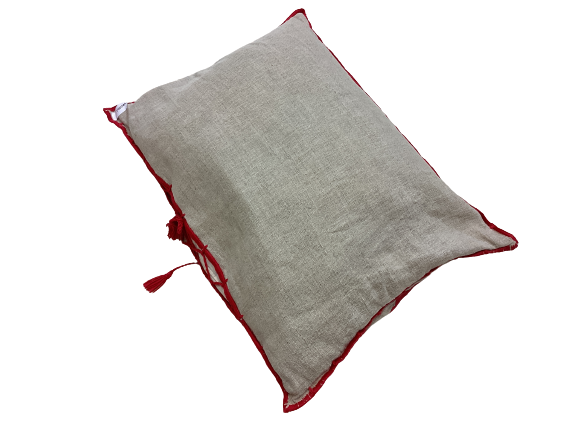 Handgefertigt Berber Dekokissen Pouf Marke Beni Ourain 50x45x10cm