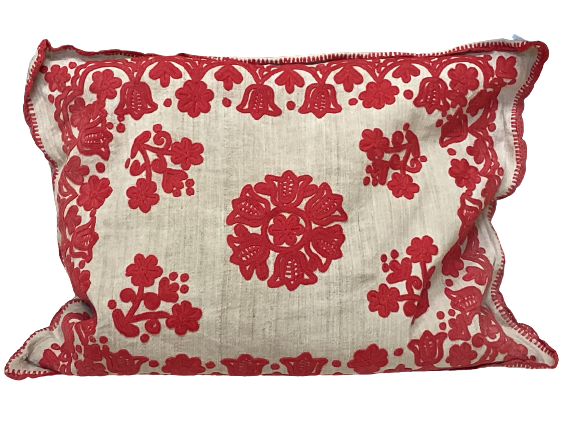 Handgefertigt Berber Dekokissen Pouf Marke Beni Ourain 65x50x10cm