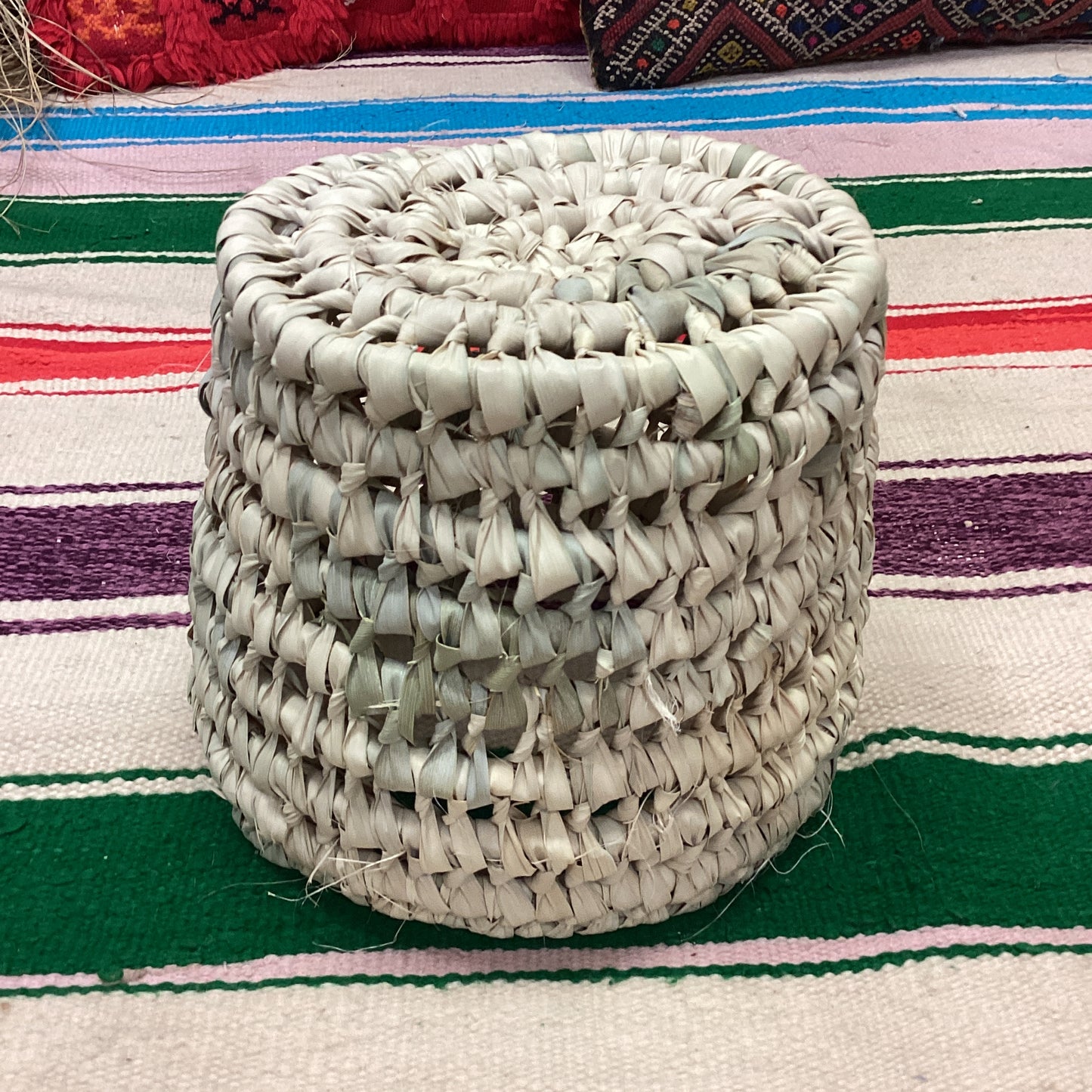 Rattan Korb 3er Set Dekokorb Flecht Einkaufskorb Handgefertigt