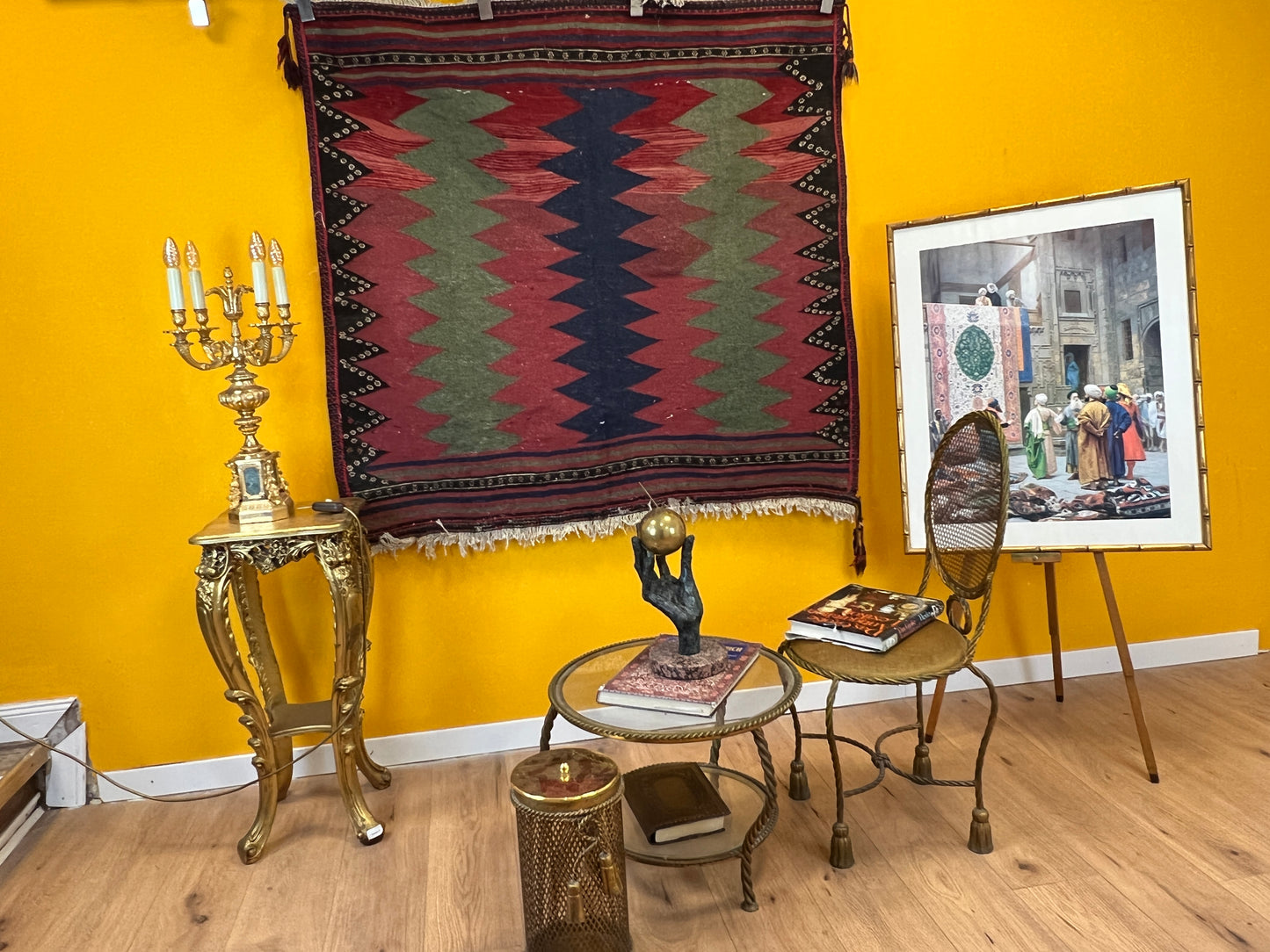 Orientteppich Bachtiar Kelim 128x137cm