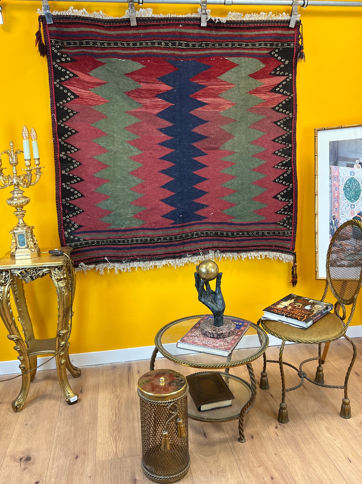 Orientteppich Bachtiar Kelim 128x137cm