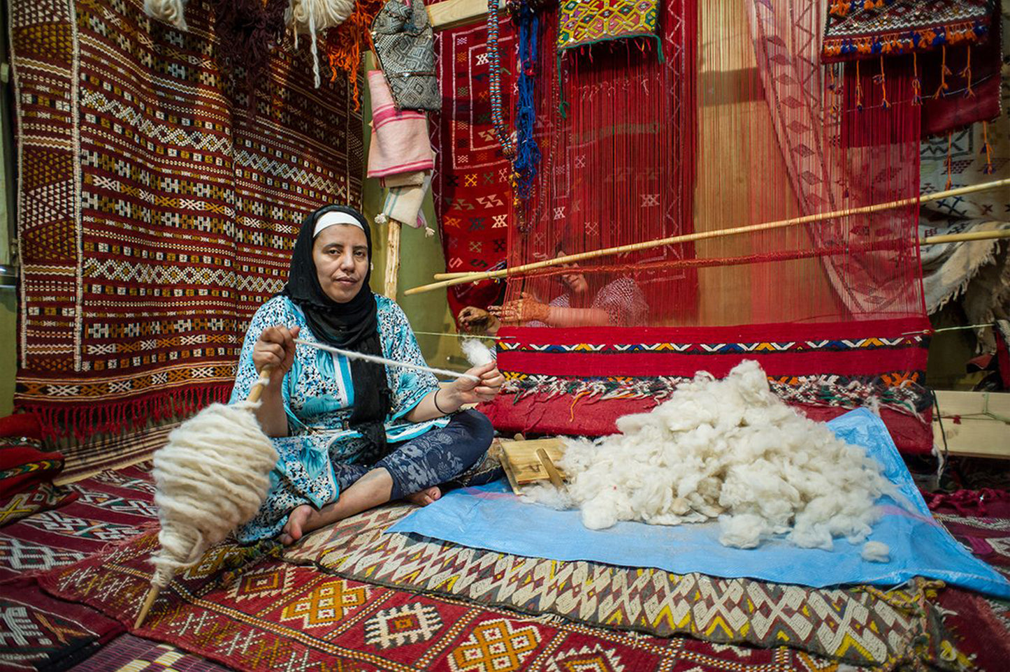 Berber Kelim Liyana,s Teppich - 268X185cm