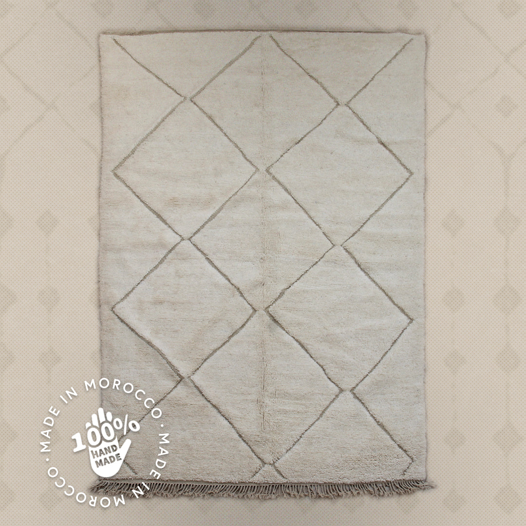 Modern designer Berber Beni Ourain Liyana, S carpet - 282 cm - 205 cm