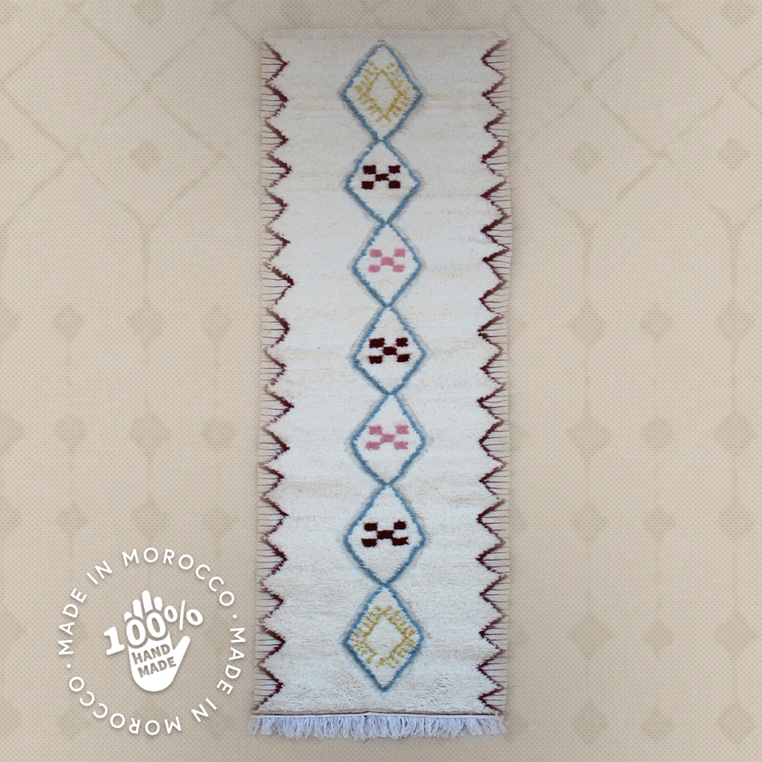 Modern designer Berber Azilal Liyana, S carpet 314cm - 83cm