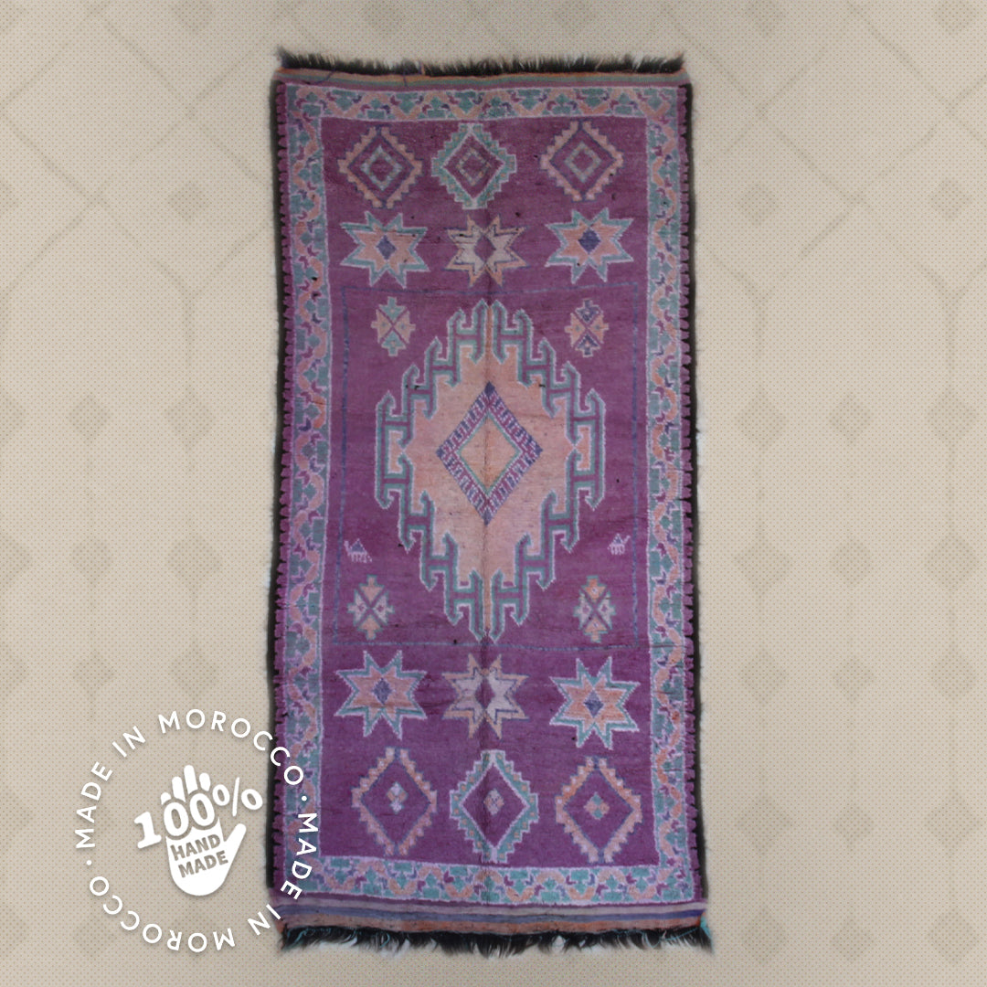 Vintage designer Berber Liyana, S carpet 326 cm - 161 cm
