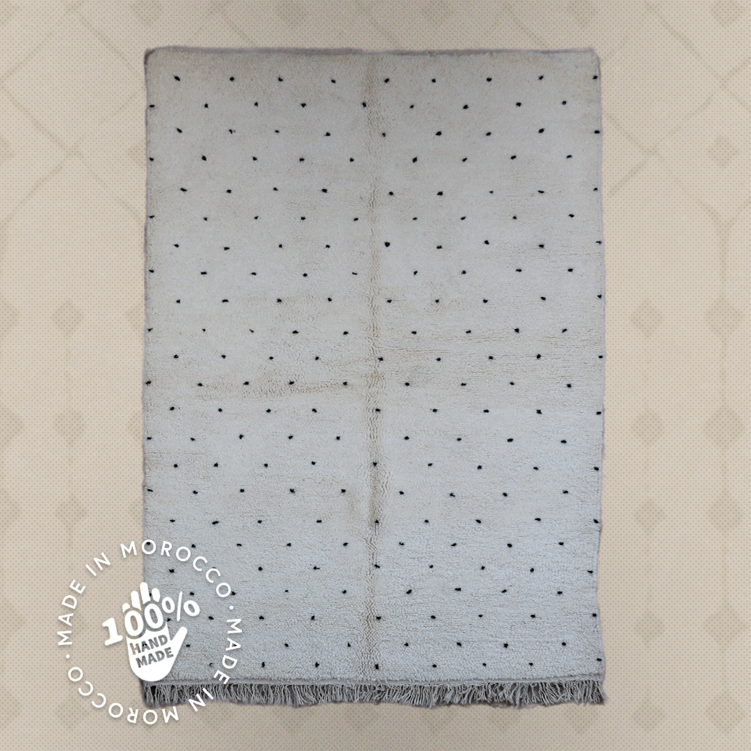 Modern designer Berber Beni Ourain Liyana, S carpet - 267 cm - 166 cm