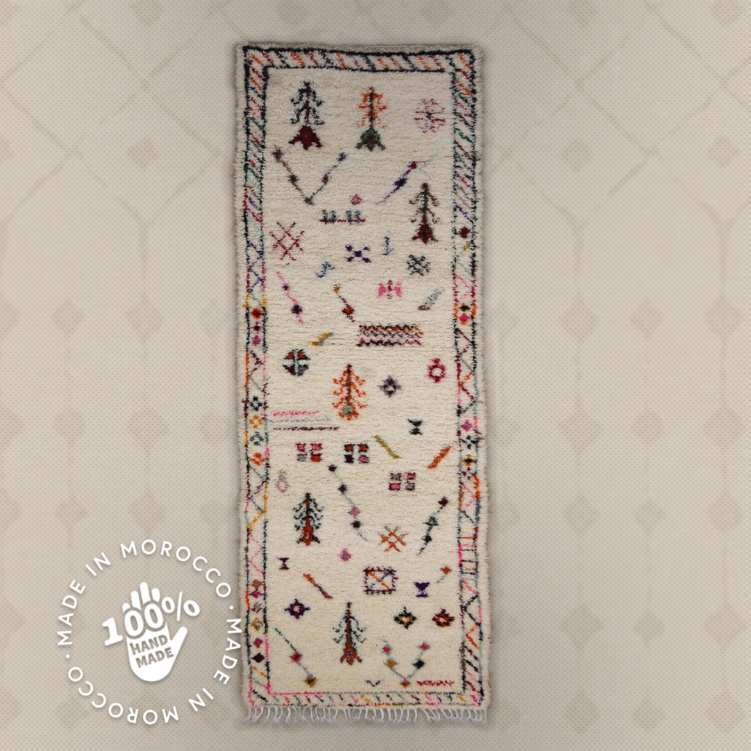 Modern Designer Berber Azilal Liyana,S - Teppich - 296 cm - 86 cm