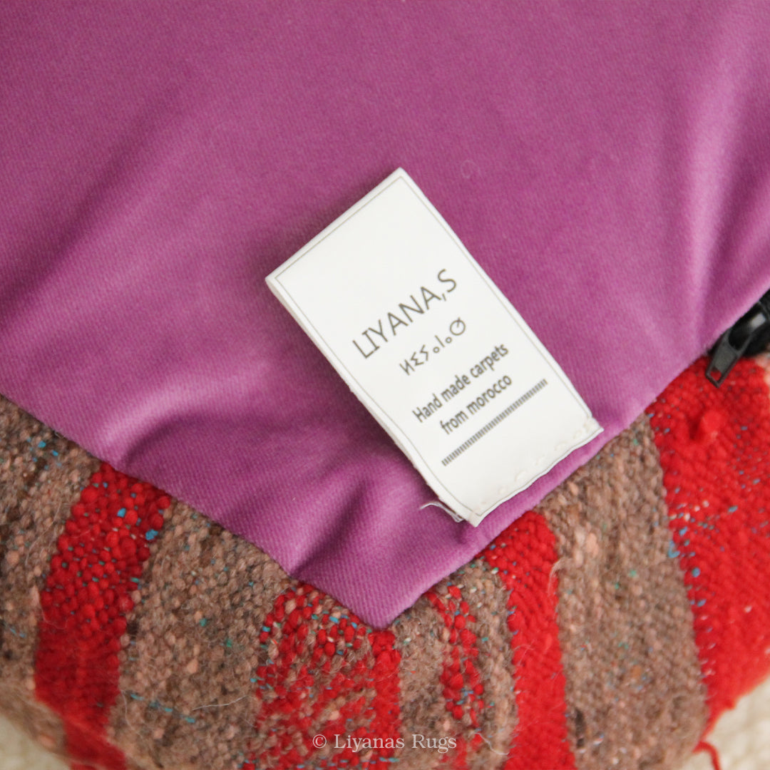 Sitzkissen Pouf Beni Ourain Liyana,s -Teppich