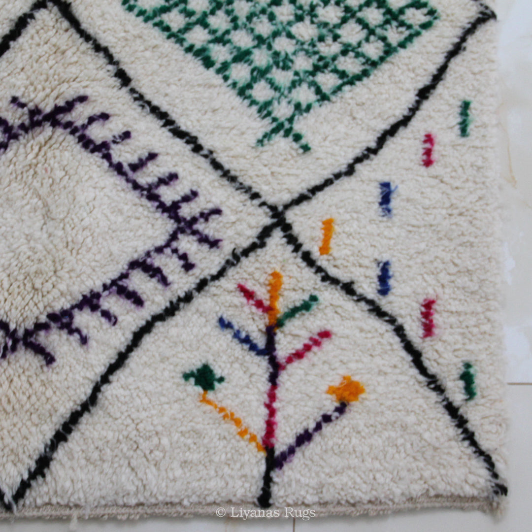 Modern Designer Berber Azilal Liyana,S - Teppich - 183 cm - 120 cm