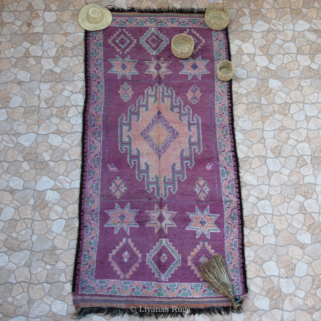 Vintage designer Berber Liyana, S carpet 326 cm - 161 cm