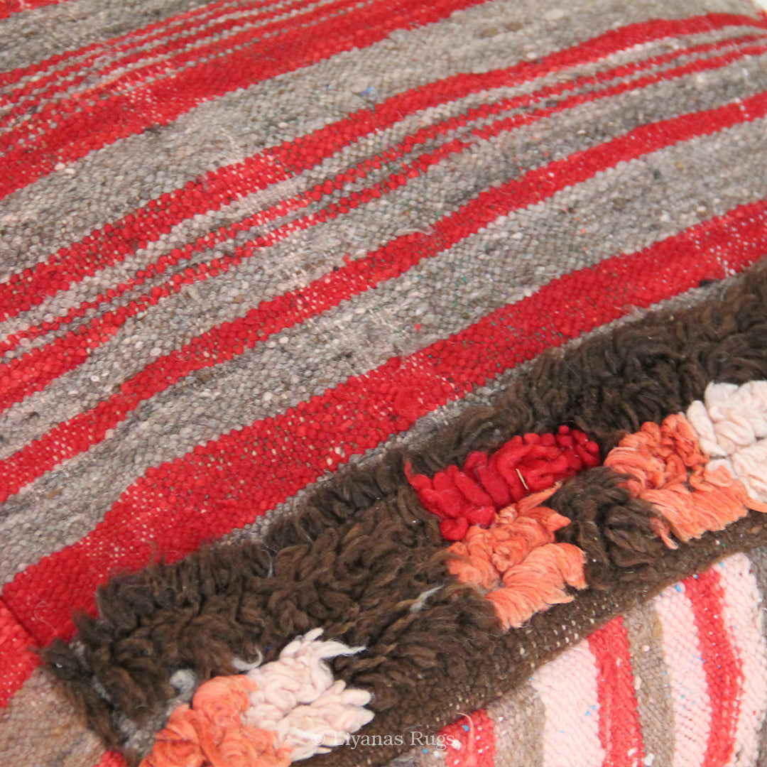 Sitzkissen Pouf Beni Ourain Liyana,s -Teppich