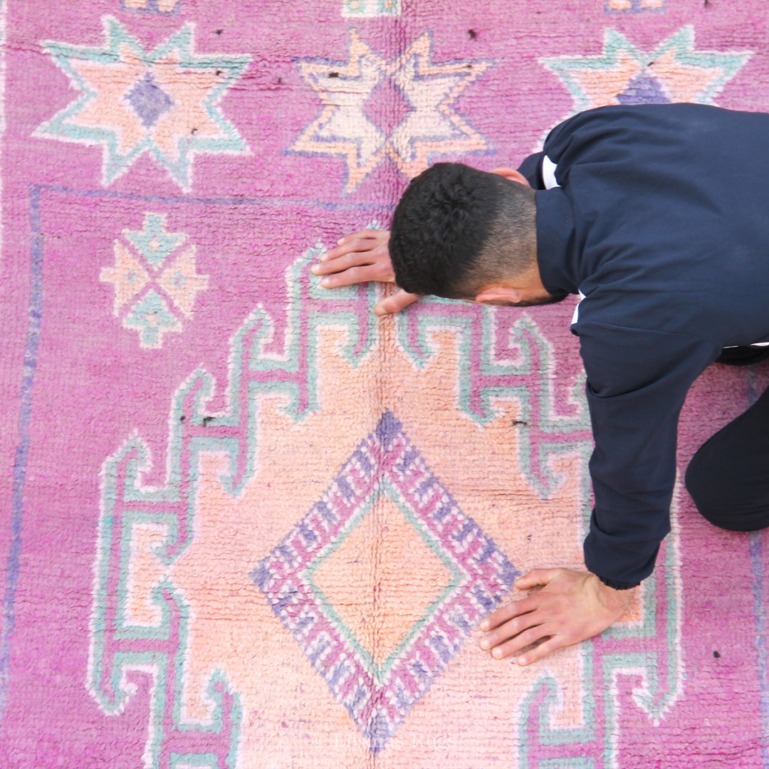 Vintage designer Berber Liyana, S carpet 326 cm - 161 cm