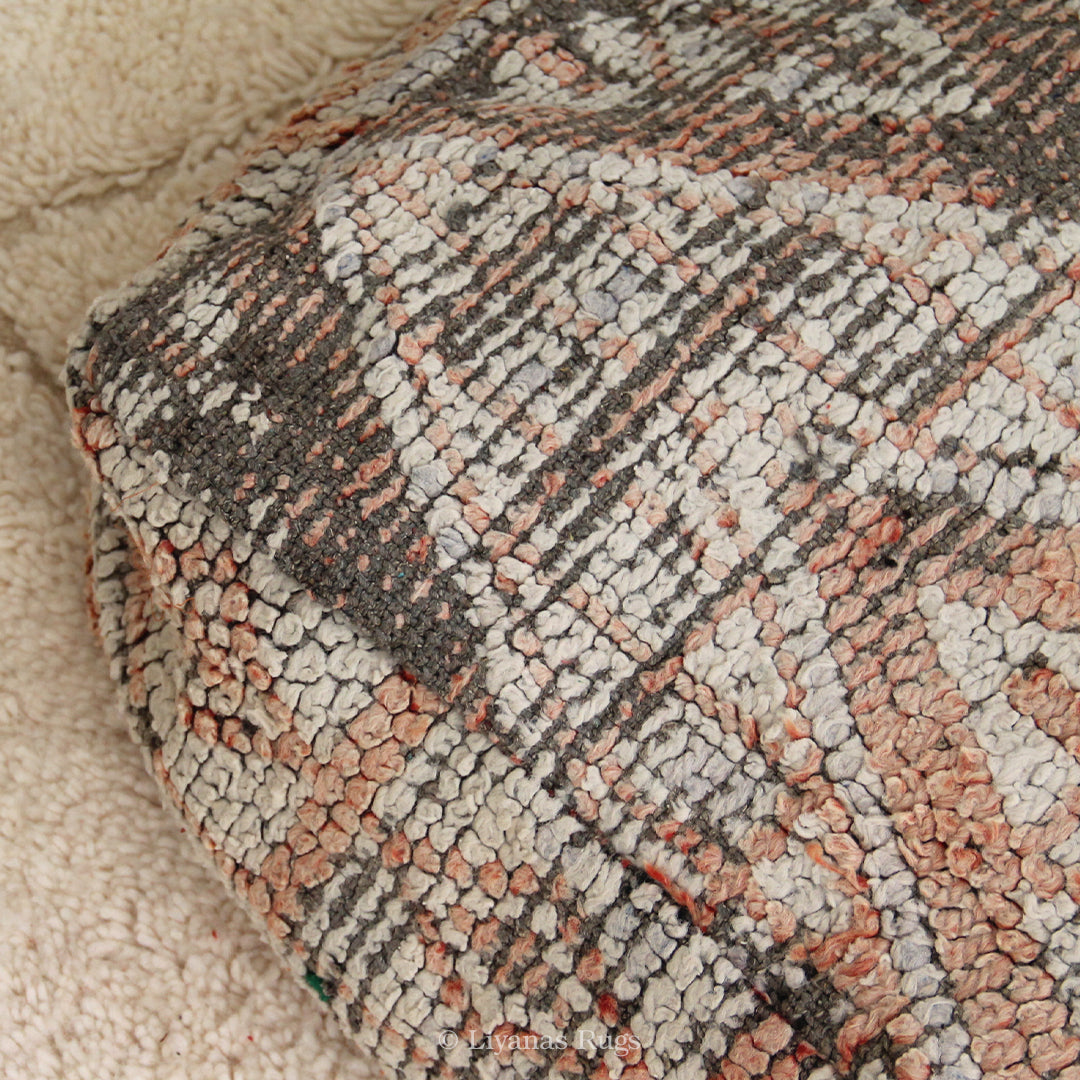Sitzkissen Pouf Beni Ourain Liyana,s -Teppich