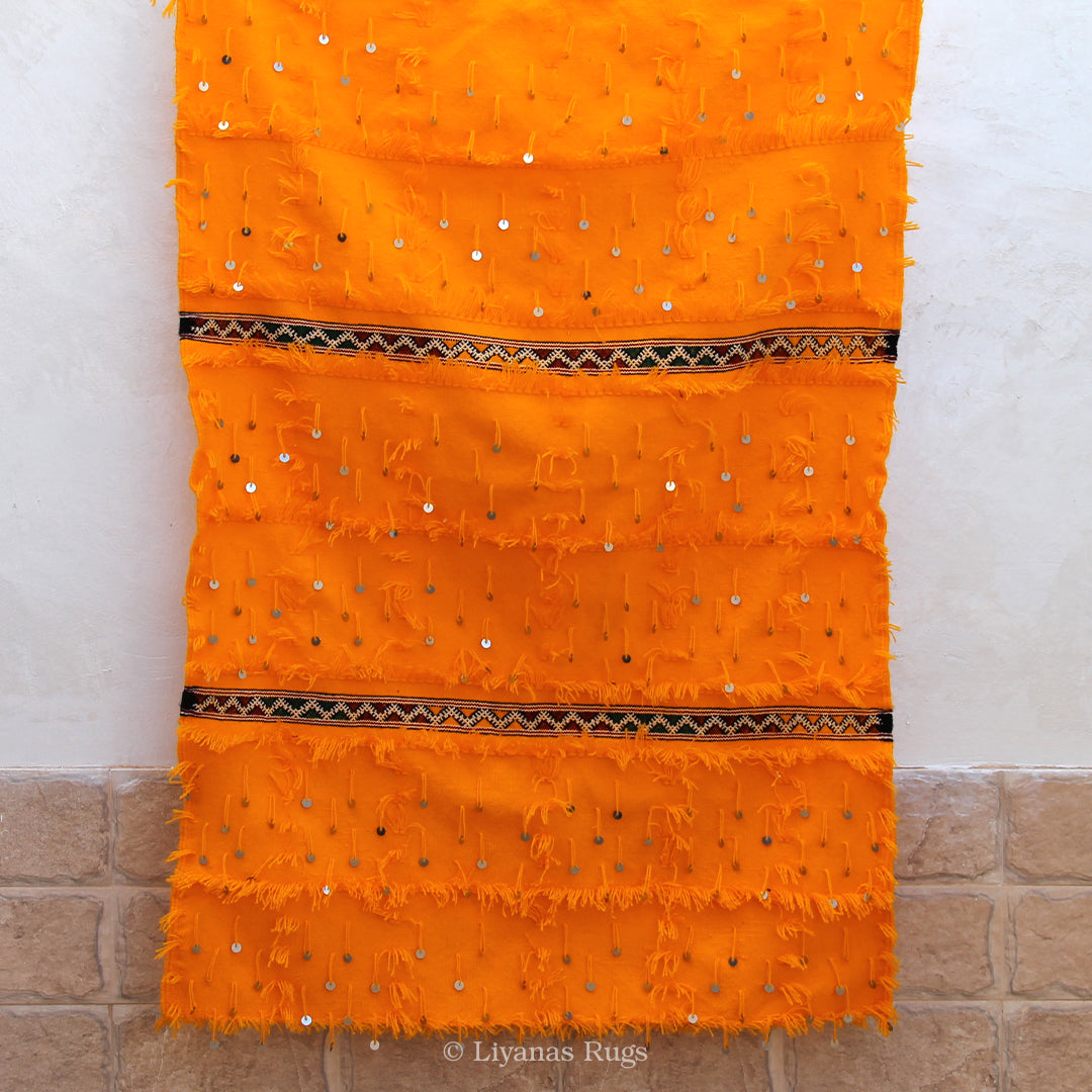 Modern Designer Berber Handira Liyana,S - Yellow color