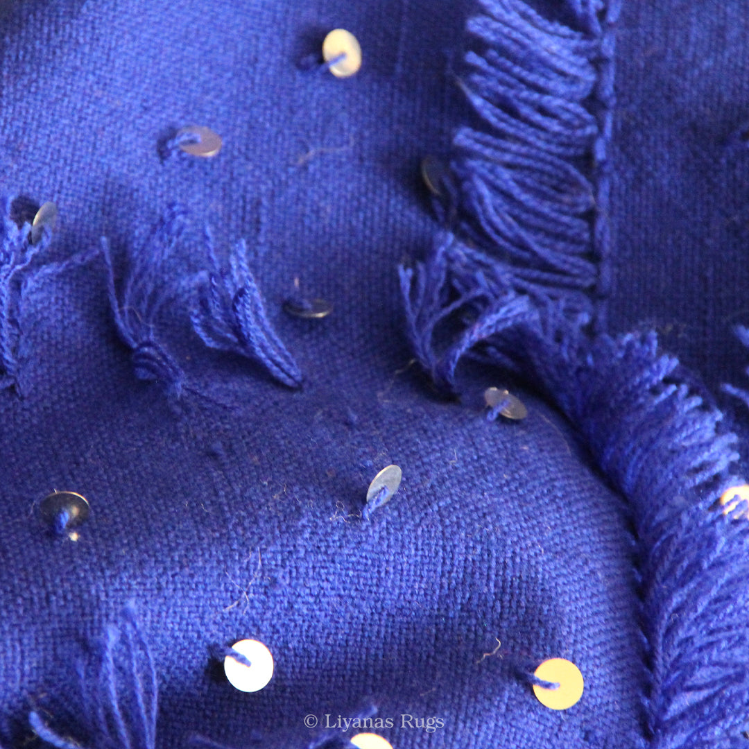 Modern Designer Berber Handira Liyana,S - Blue color