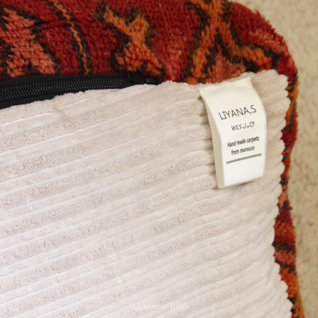 Sitzkissen Pouf Beni Ourain Liyana,s -Teppich