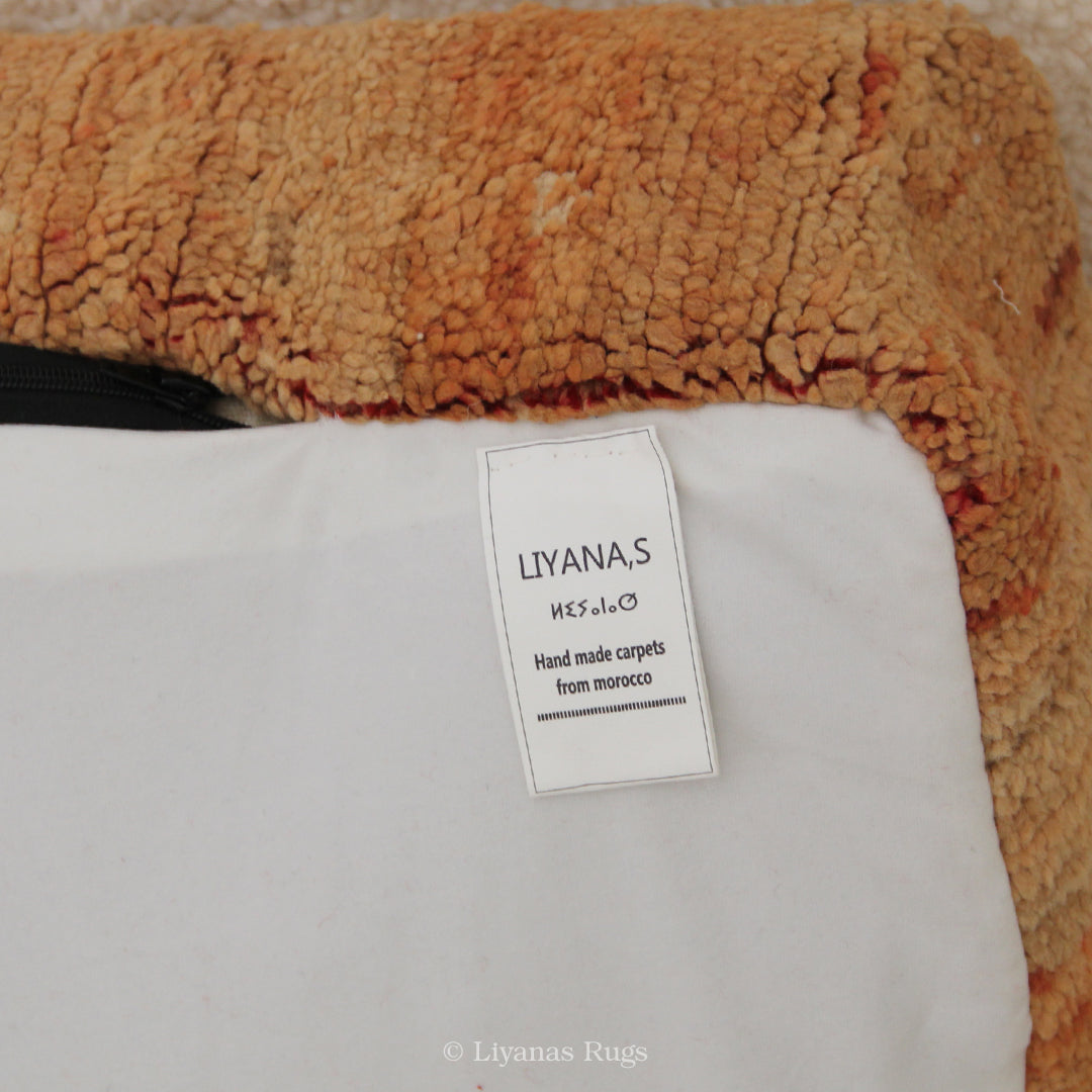 Sitzkissen Pouf Beni Ourain Liyana,s -Teppich