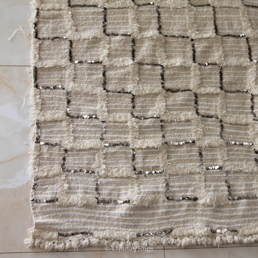 Modern designer Berber Beni Ourain Liyana, S carpet - 279 cm - 160 cm