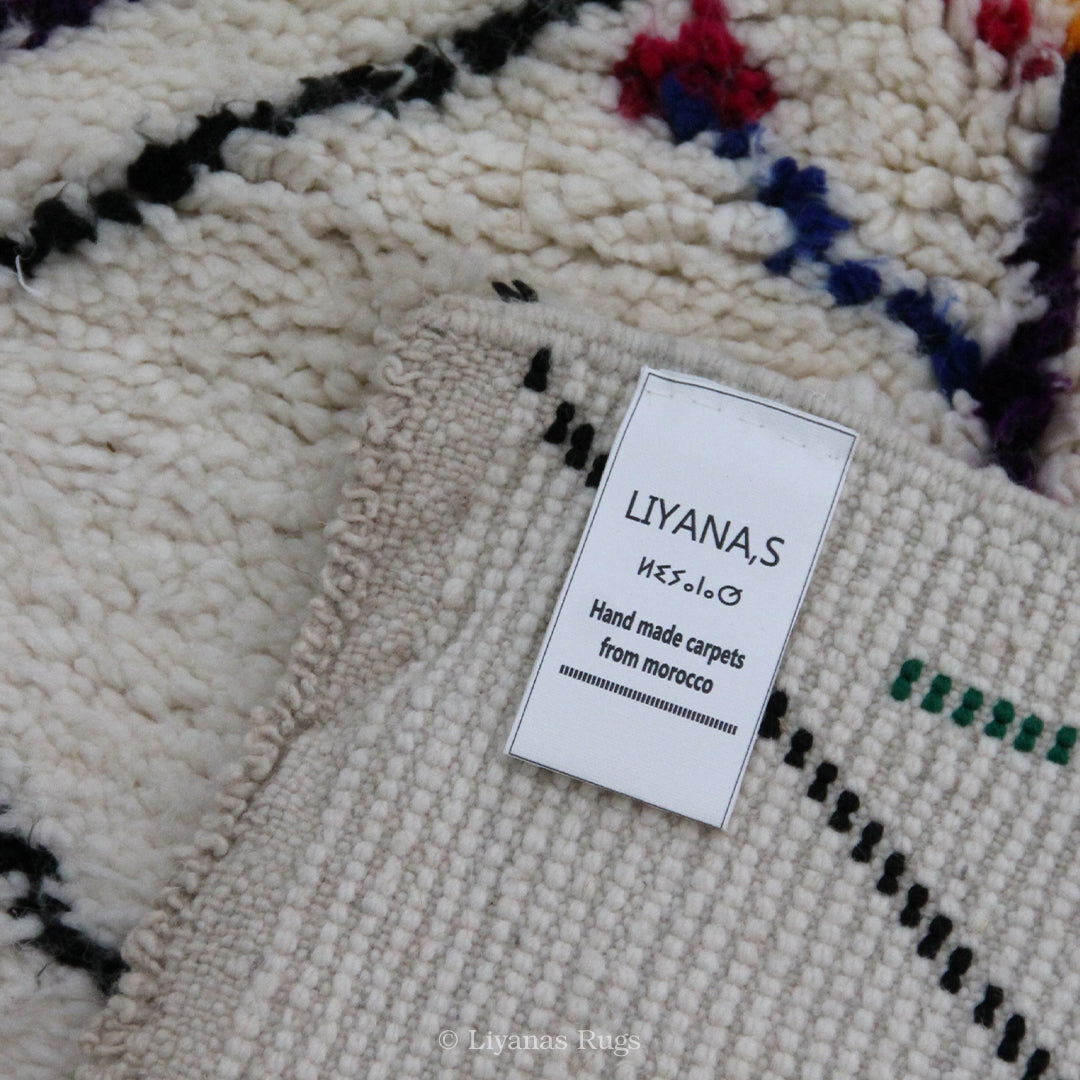 Modern Designer Berber Azilal Liyana,S - Teppich - 183 cm - 120 cm