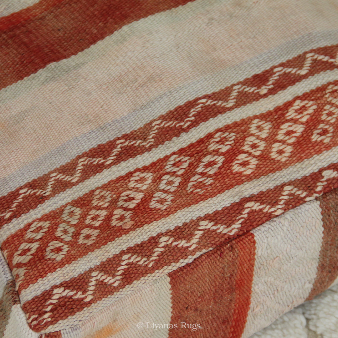 Sitzkissen Pouf Beni Ourain Liyana,s -Teppich