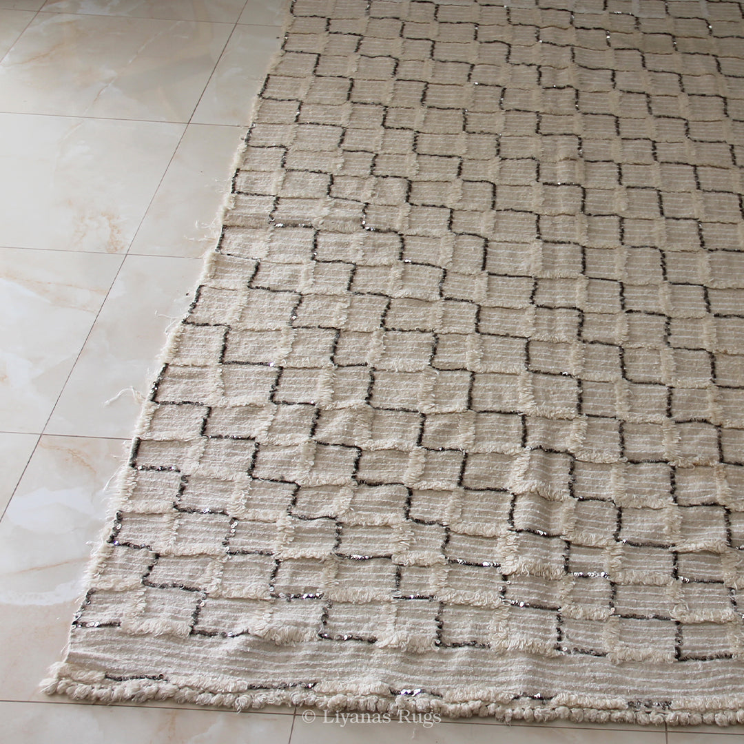 Modern designer Berber Beni Ourain Liyana, S carpet - 279 cm - 160 cm