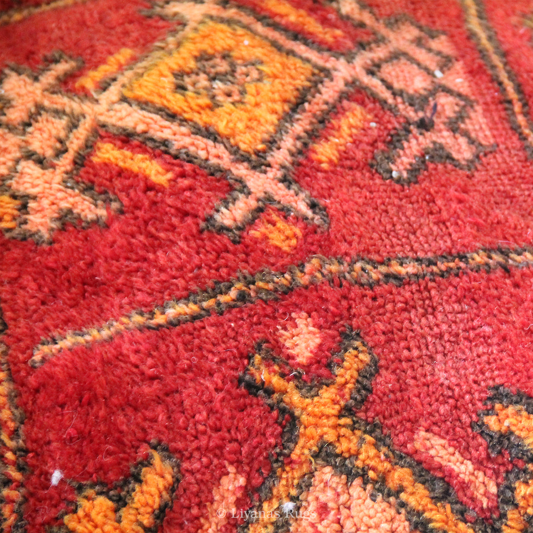 Sitzkissen Pouf Beni Ourain Liyana,s -Teppich
