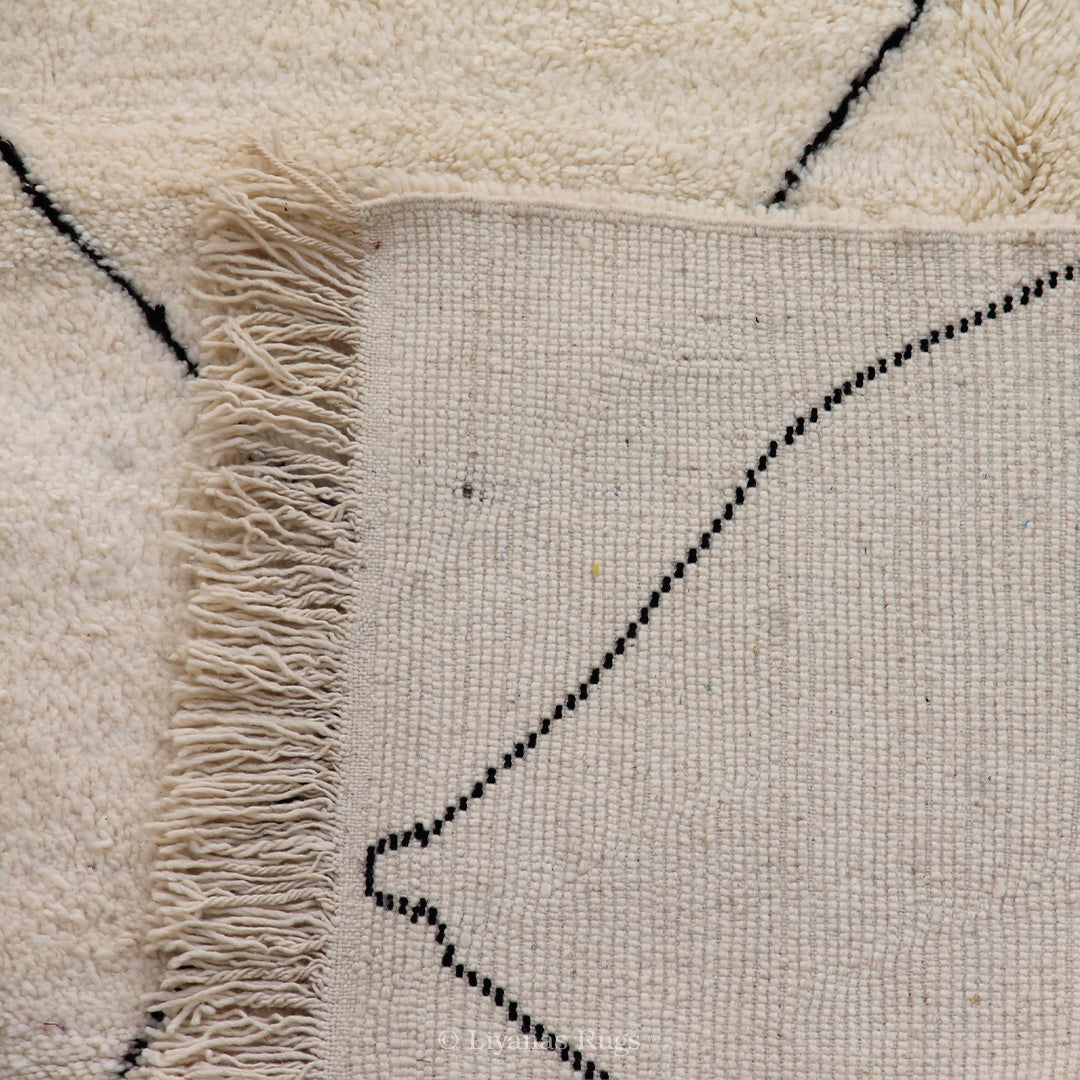 Modern designer Berber Beni Ourain Liyana, S carpet - 262cm - 155cm