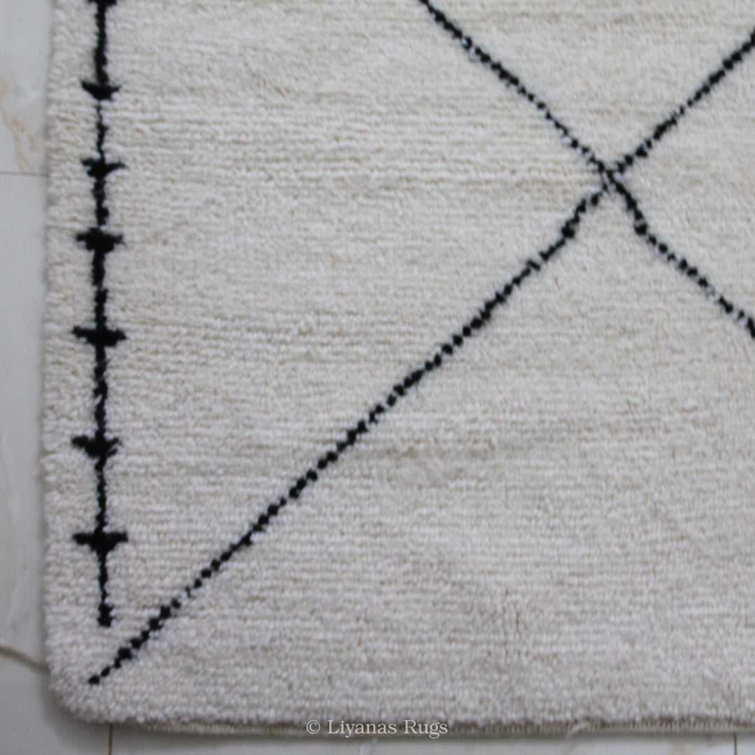 Modern designer Berber Beni Ourain Liyana, S carpet - 300 cm - 209 cm