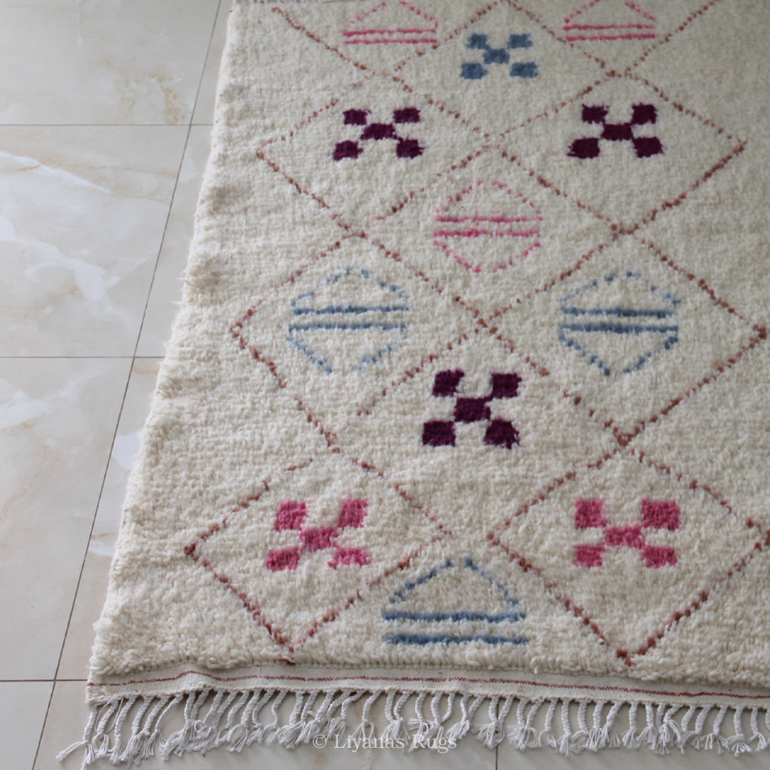 Modern Designer Berber Azilal Liyana,S - Teppich - 162 cm - 106 cm