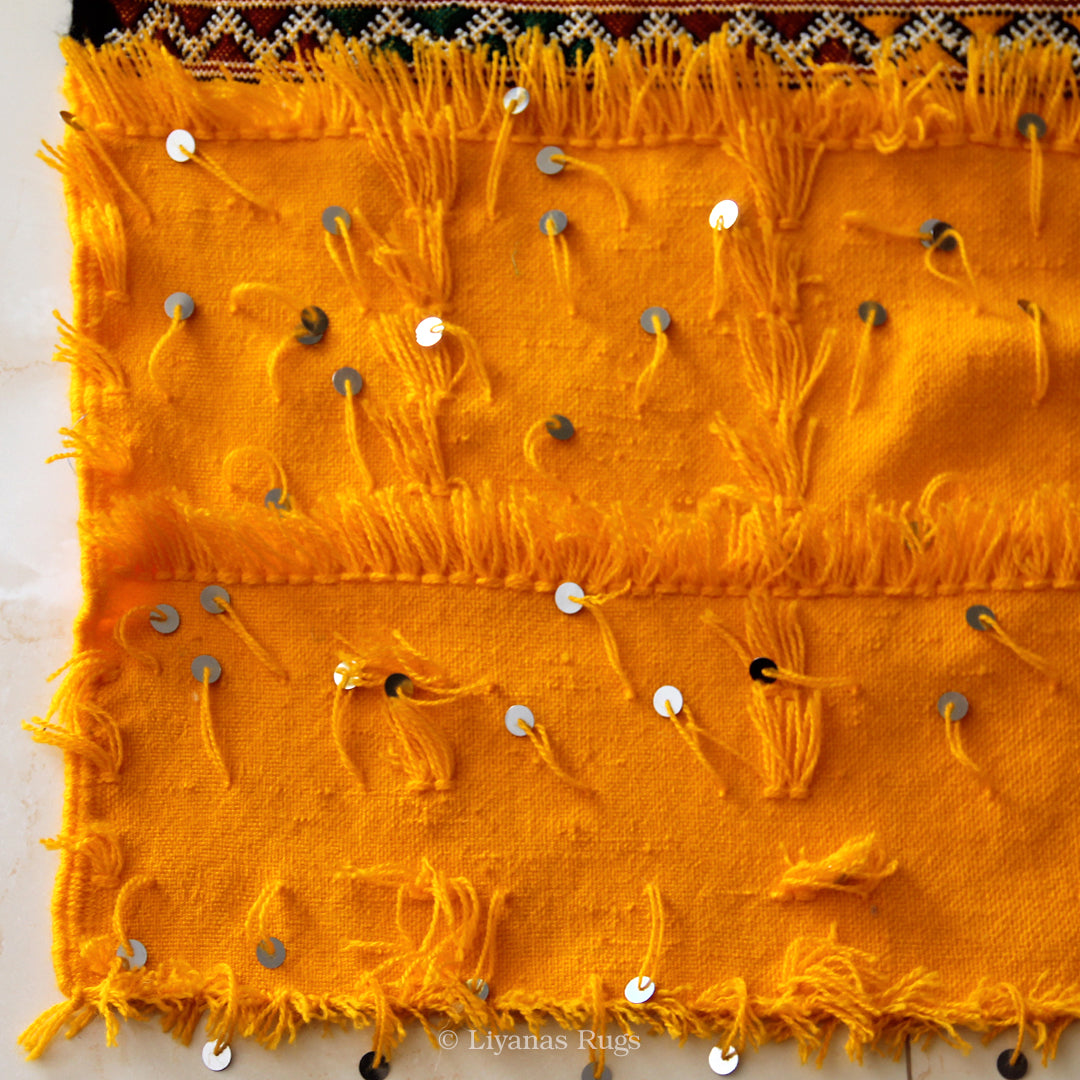 Modern Designer Berber Handira Liyana,S - Yellow color